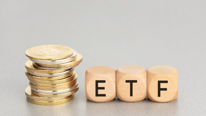 Cryptocurrency ETF concept